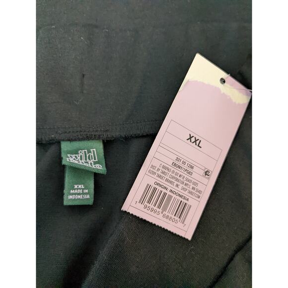 Wild Fable Active Skirt XXL‎ Black Heart Rhinestones Mini Sports Tennis Jeweled - Picture 6 of 10